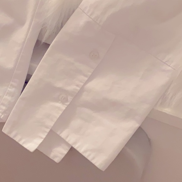 Top Shop Oversized Crisp White Shirt - Picture 5 of 7